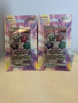 (2) Yugioh - Brother of Legend 1st Edition Brand New/Sealed Blister Packs - Image 1