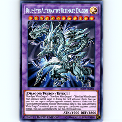 Yugioh Blue-Eyes Alternative Ultimate Dragon TN19-EN001 Limited Secret - NM 💎 - Image 1