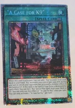 Yugioh! - A Case for K9 - JUSH-EN040 - Starlight Rare - 1st Ed. - NM/M - Image 1
