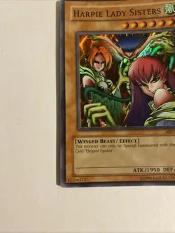 1x (HP) Harpie Lady Sisters - MRD-009 - Super Rare - Unlimited Edition YuGiOh - Image 5