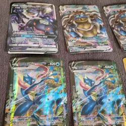 Used Custom Jumbo Pokemon Card Lot 6pcs - Holo Fan Art - Black - Image 4
