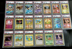 PSA 9 2016 Pokemon XY Evolutions 20 Card Lot Pikachu Reverse Holo All Different - Image 1
