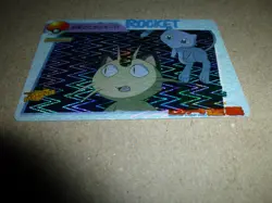 MINT Pokemon Carddass Meowth Mew Movie 11 Prism Holo Vending Machine Card READ!! - Image 3