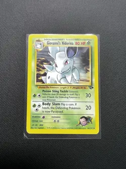 Giovanni's Nidorina 44/132 Gym Challenge English Pokemon Card TCG LP/MP - Image 1