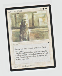 Magic the Gathering ~ MTG ~ 1x Dust to Dust ~ M/NM ~ THE DARK - Image 1