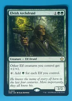 Mtg Elvish Archdruid Foundations Regular - Image 1