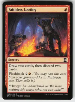 Faithless Looting C Eternal Masters 128 MTG - Image 1
