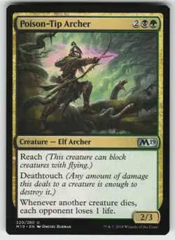 Poison-Tip Archer U Core Set 2019 220 MTG - Image 1