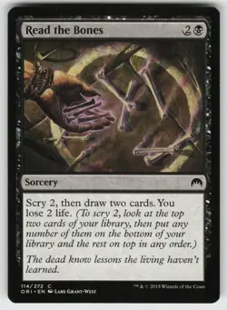 Read the Bones C Magic Origins 114 MTG - Image 1