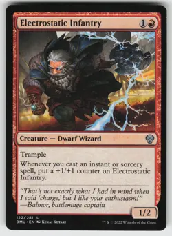 Electrostatic Infantry U Dominaria United 122 MTG - Image 1