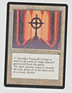Magic the Gathering ~ MTG ~ 1x Tormod's Crypt ~ M/NM ~ THE DARK - Image 1