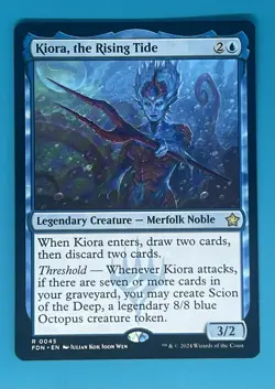 Mtg Kiora, the Rising Tide Foundations Regular - Image 1