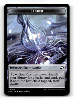 MTG - Robot Lander (0005) Double-Sided Token - Edge of Eternities - Image 2