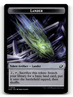 MTG - Robot Lander (0008) Double-Sided Token - Edge of Eternities - Image 2