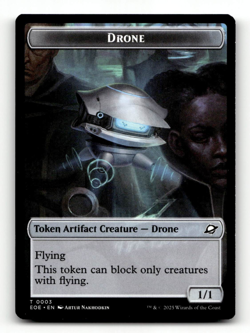 MTG - Drone Lander (0006) Doubled-Sided Token - Edge of Eternities - Image 1