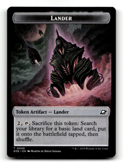 MTG - Drone Lander (0006) Doubled-Sided Token - Edge of Eternities - Image 2