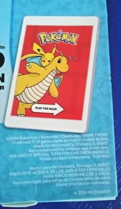 McDonald's Collectors Pokemon - Eevee (Activity and Additional Game Cards NEW) - Image 5