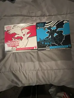 Pokemon TCG S&V Black Bolt & White Flare Sealed Elite Trainer Box ETB Set of 2 - Image 2
