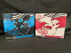 Pokemon TCG S&V Black Bolt & White Flare Sealed Elite Trainer Box ETB Set of 2 - Image 1