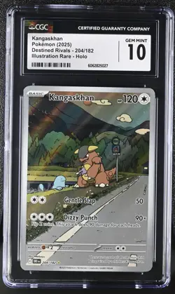 2025 Pokemon Destined Rivals Kangaskhan #204 (CGC 10) - Image 1