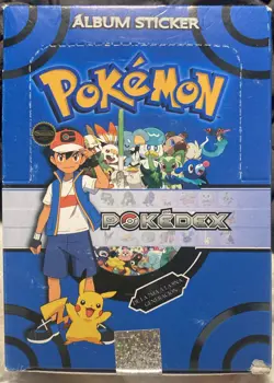 30 Packs New 2025 Peru Pokemon Blue Vol 3 Pokedex Sticker Booster Flash Editon - Image 1