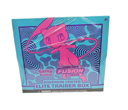 Pokemon Center Elite Trainer Box:SWSH Fusion Strike Factory Sealed, Top Mid Tear - Image 1
