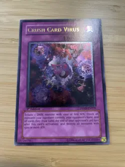 Yugioh - Crush Card Virus DPKB-EN039 Ultimate Rare 1st Edition NM VLP - Image 1