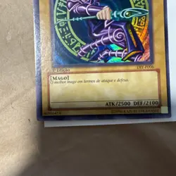 YuGiOh Mago Negro Dark Magician #DIY-P006 Portuguese 1st Edition Ultra Rare NM - Image 3