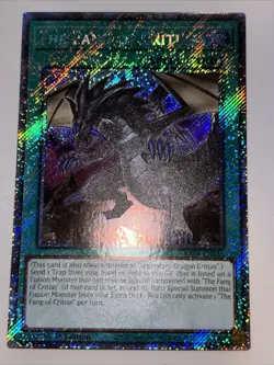 Yugioh! The Fang of Critias - RA04-EN255 - Platinum Secret Rare - 1st Edition NM - Image 1