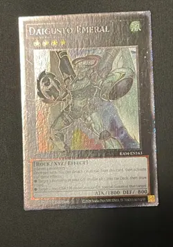 Yugioh! Daigusto Emeral - RA04-EN163 - Platinum Secret Rare - 1st Edition Near M - Image 2