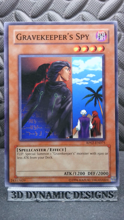 | Yugioh Gravekeeper's Spy RP02-EN075 Retro Pack 2 NM 🔥 | - Image 1
