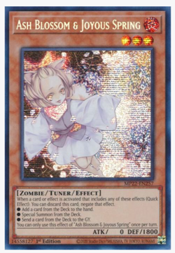 *** ASH BLOSSOM & JOYOUS SPRING *** PRISMATIC SECRET RARE MP22-EN257 NM YUGIOH! - Image 1