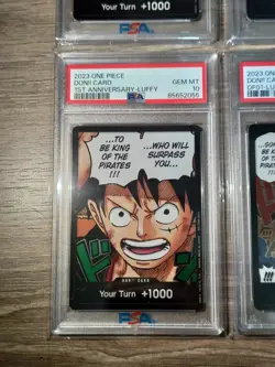 Lot 9x Don!! Card Alternate Art PSA 10 One Piece Luffy - Anniversary - Op01 - - Image 4