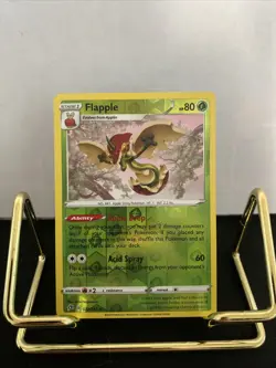 Pokemon Flapple Reverse Holo Rare Card 22/192 Sword & Shield Rebel Clash - Image 1
