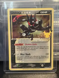 Greninja Gold Star SWSH144 Sword & Shield Promo Card Holo Celebrations - Image 1