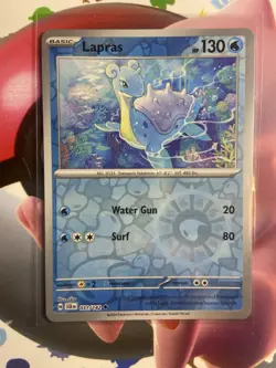 Lapras 031/142 Stellar Crown Reverse Holo Pokemon Card NM - Image 1