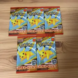 Pokemon Card McDonald 5 Promo Pack 2025 MEGA Pikachu 020/M-P + Random Japanese - Image 1