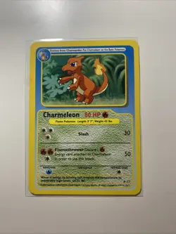 Charmeleon Funskool 2004 India Vintage Pokemon Card LP Scarce HTF - Image 1