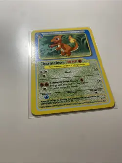Charmeleon Funskool 2004 India Vintage Pokemon Card LP Scarce HTF - Image 2