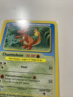 Charmeleon Funskool 2004 India Vintage Pokemon Card LP Scarce HTF - Image 3