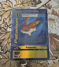 Digimon Card Game Singles Patamon EX1-024 U Alternate Art - Image 1