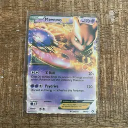 Pokemon Mewtwo EX Holo 54/113 Trading Card Game - Image 1