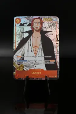 Shanks OP01 Manga PROXY CARD- ENGLISH- High Quality Texture - Image 1
