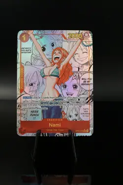 Nami OP01 Manga PROXY CARD- ENGLISH- High Quality Texture - Image 1
