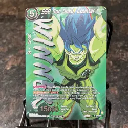 SSB Son Goku Counter Tournament WINNER Promo Foil Dragon Ball Super Card Game NM - Image 1