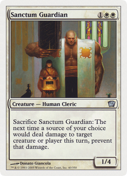 Sanctum Guardian #40 (MP) 9th Edition 9ED Magic MTG - Image 1