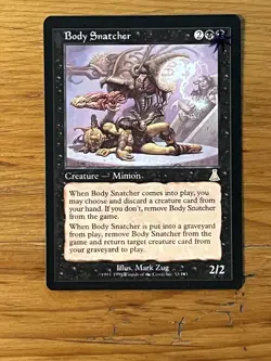 MTG Magic the Gathering - Body Snatcher - Urza's Destiny - Pro Tour Stamped - NM - Image 1