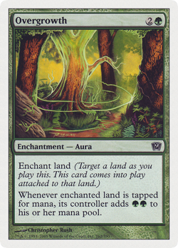 Overgrowth #262 (MP) 9th Edition 9ED Magic MTG - Image 1