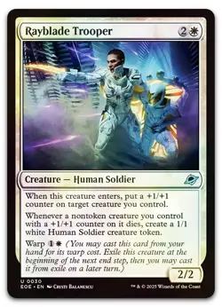 Rayblade Trooper #30 (Foil) (NM) Edge of Eternities EOE Magic MTG - Image 1