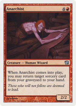 Anarchist #173 (MP) 9th Edition 9ED Magic MTG - Image 1